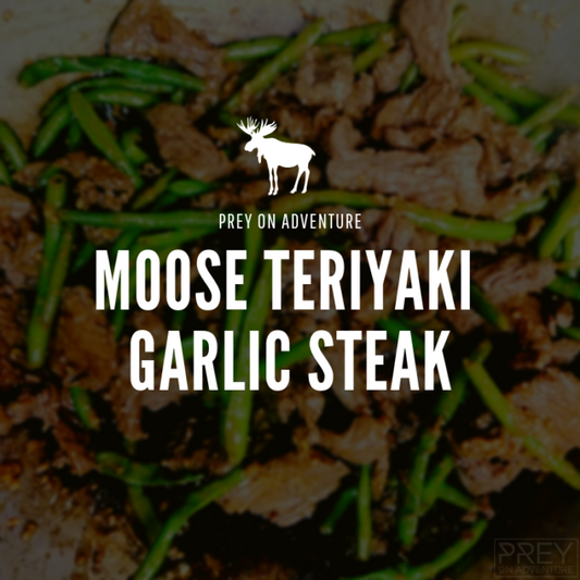 Moose Teriyaki Garlic Steak