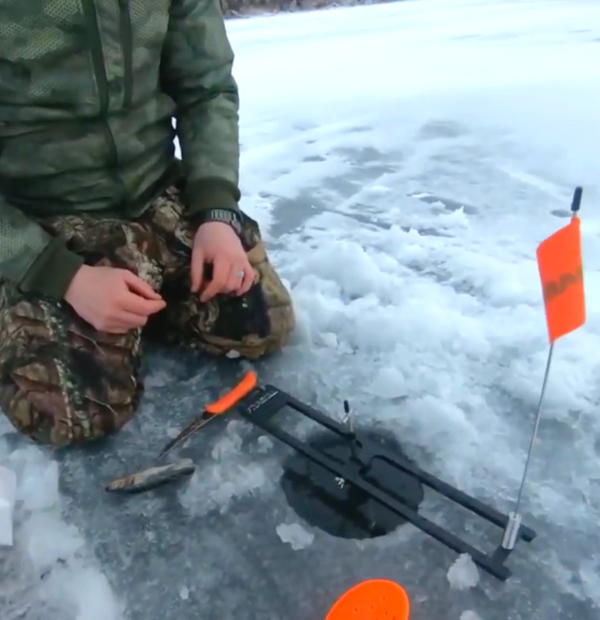 How To Setup a Tip Up to Catch Pike in Alaska