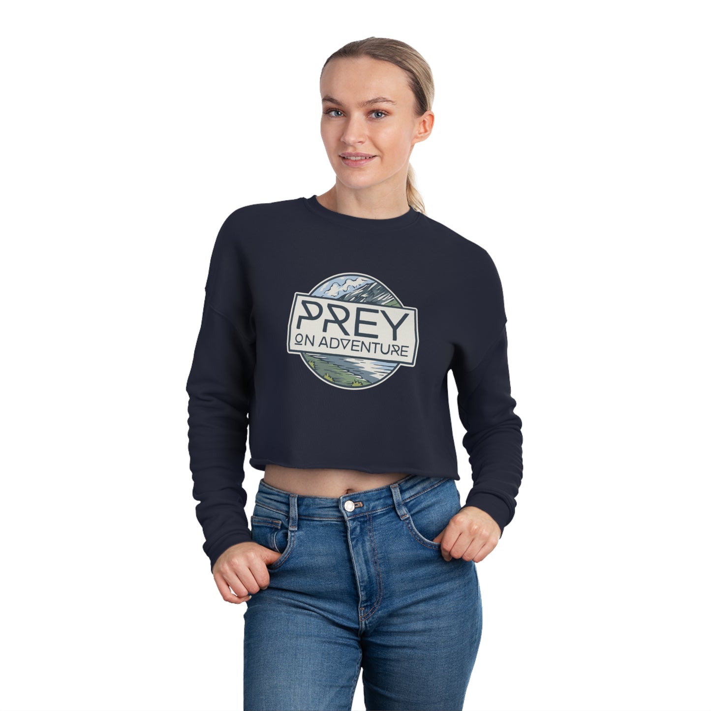 Prey On Adventure Women's Cropped Sweatshirt
